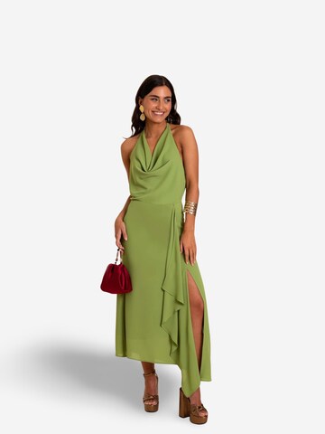 THE-ARE Skirt in Green: front