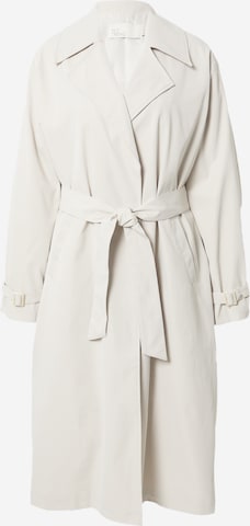 NLY by Nelly Between-seasons coat in Beige: front