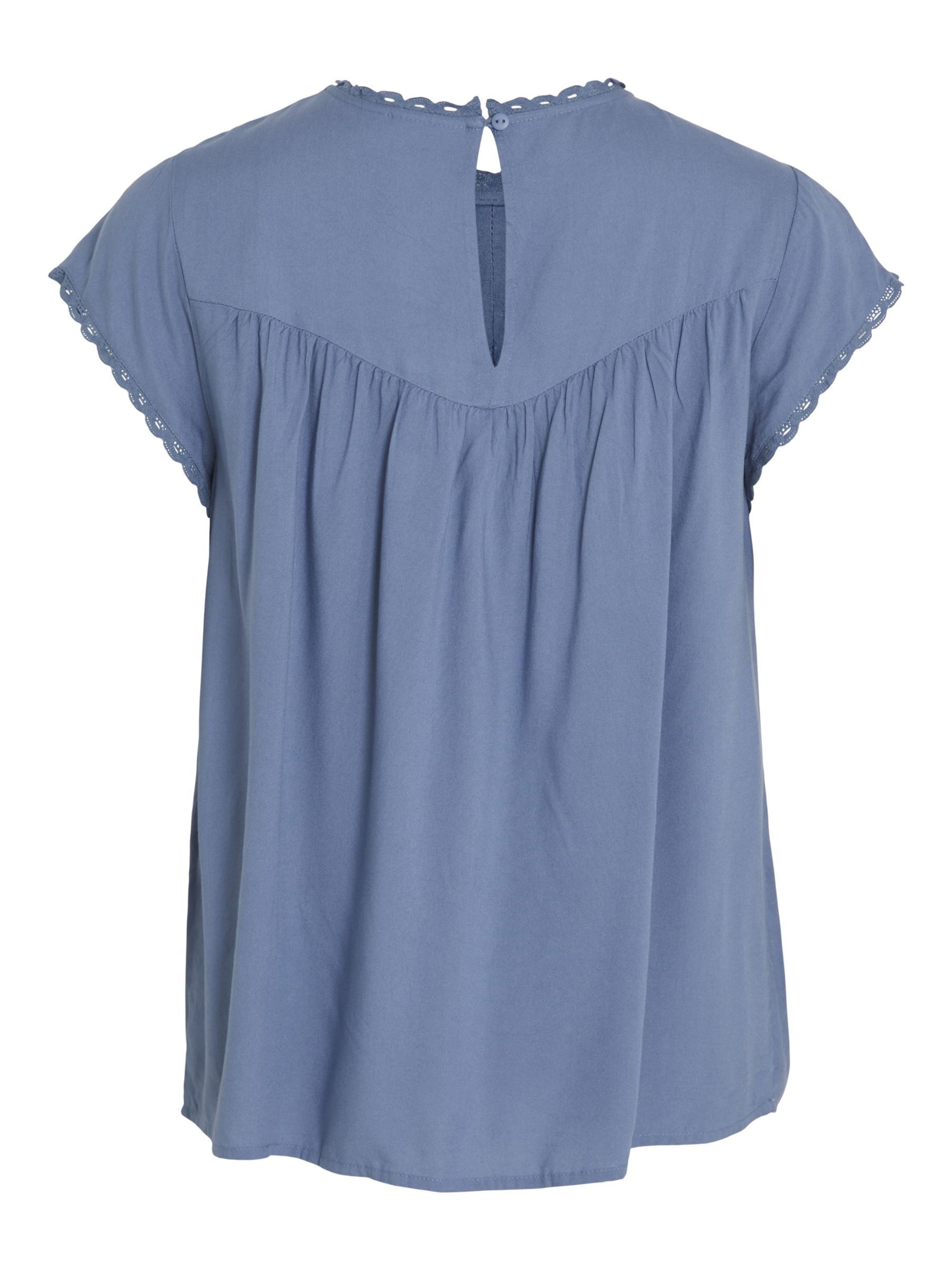 VILA Blouse in Blauw