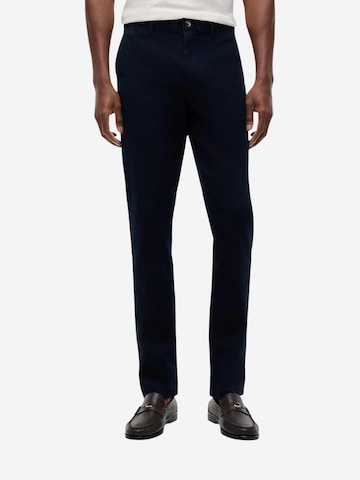 TOMMY HILFIGER Slimfit Broek 'Denton' in Blauw