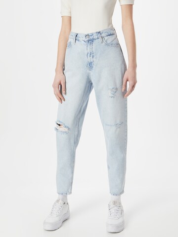 Calvin Klein High Rise Mom Jeans White