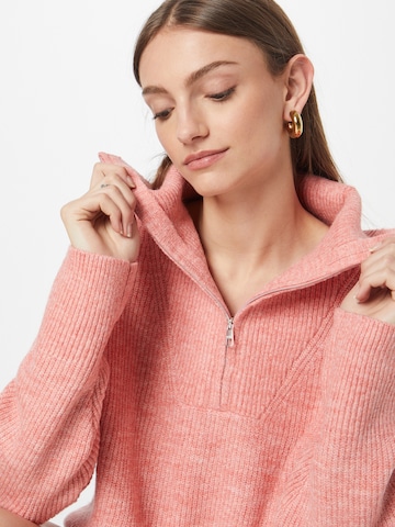 TOM TAILOR DENIM Pullover i pink