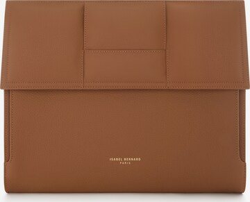 Isabel Bernard Laptop Bag in Brown: front