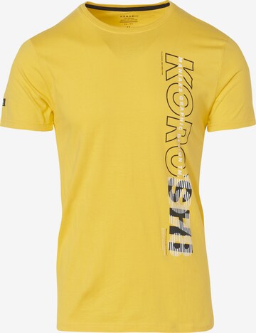 KOROSHI Koszulka w kolorze żółty: przód