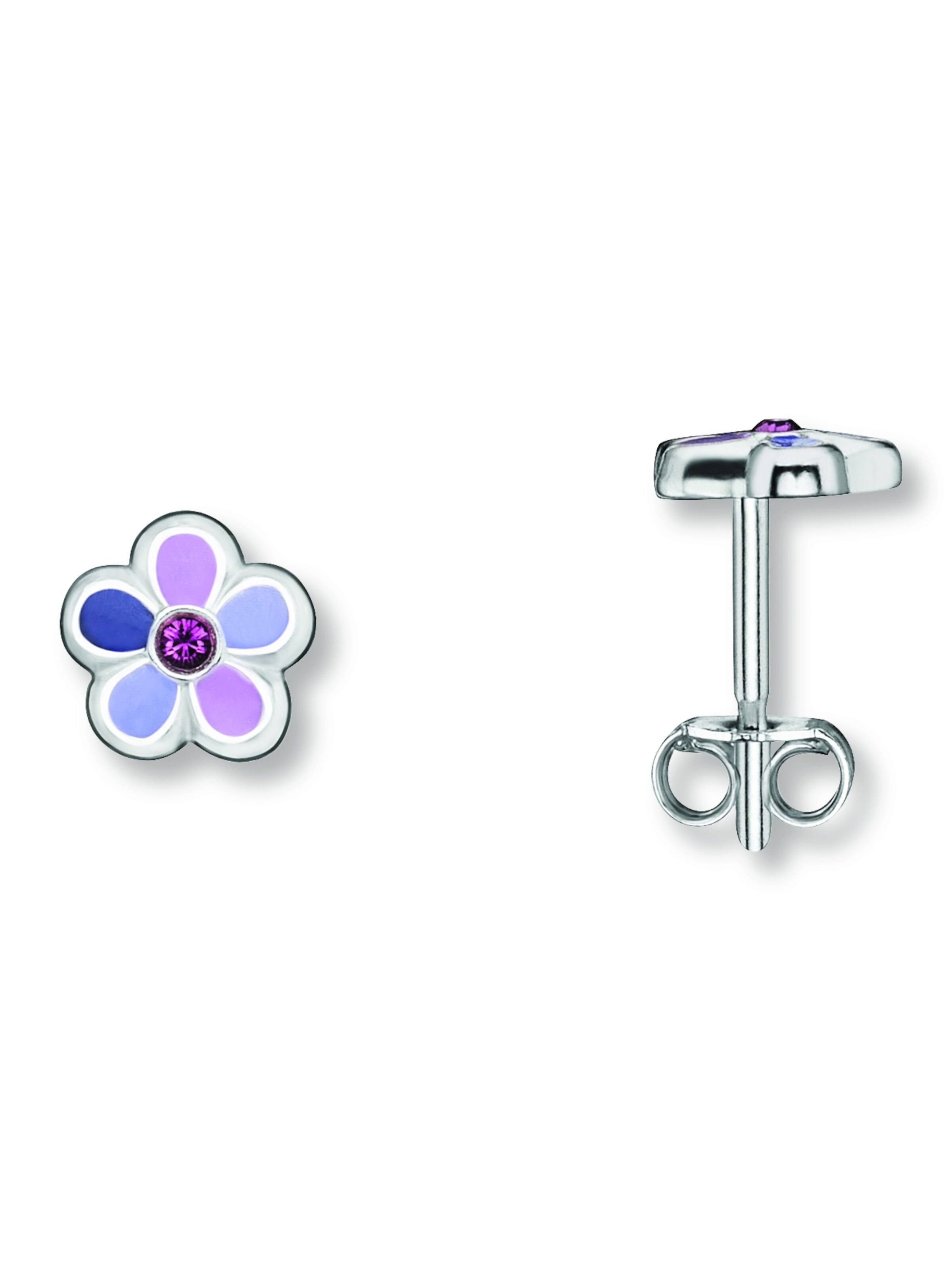ONE ELEMENT Ohrringe in Silber: Vorderseite