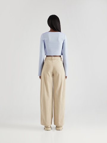 florence by mills exclusive for ABOUT YOU - Pierna ancha Pantalón 'Aurea' en beige