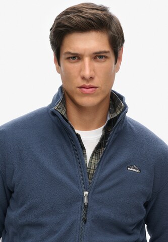 Veste en polaire Superdry en bleu
