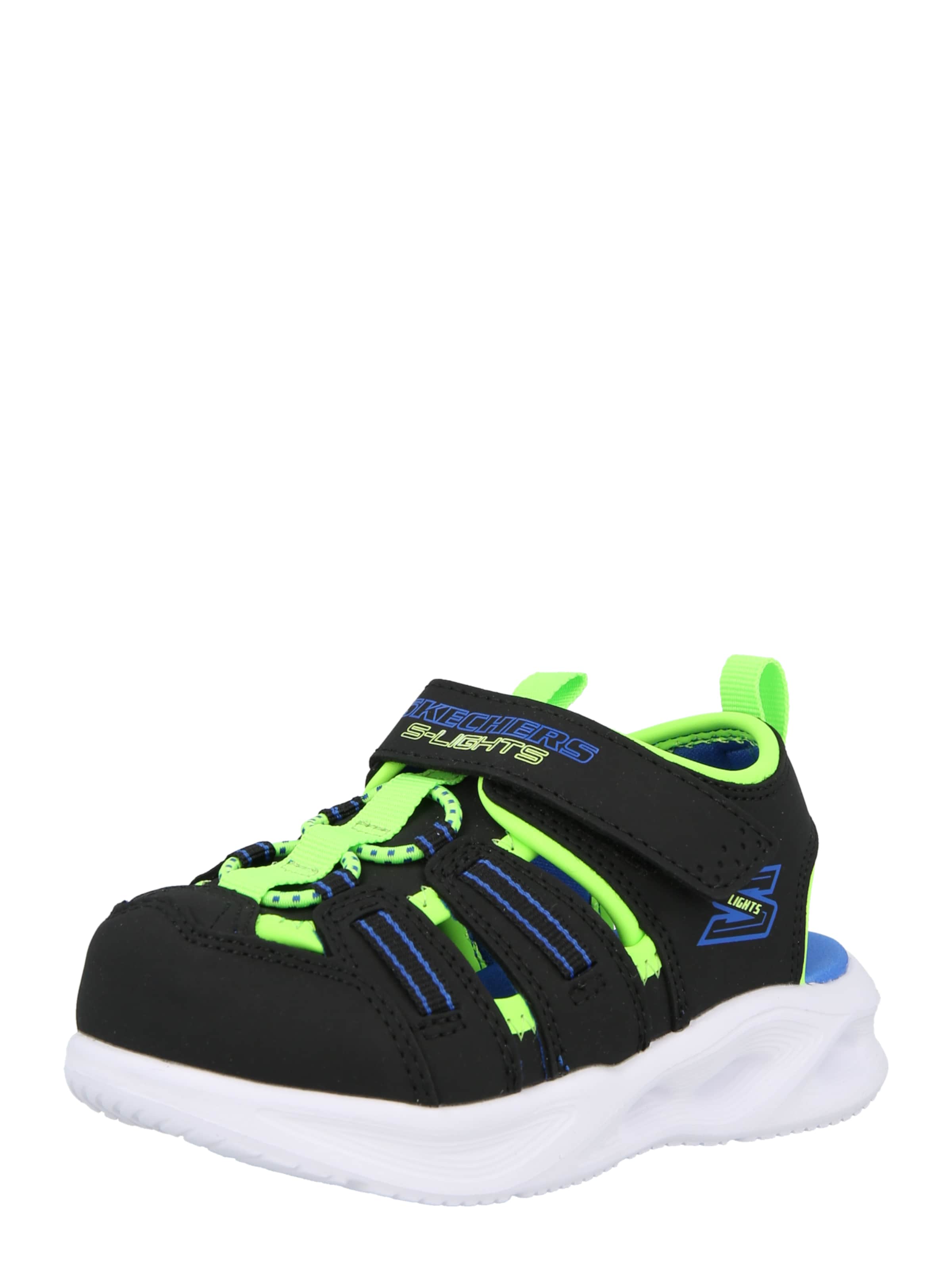 Chaussures ouvertes 'SOLA GLOW-HYPER-COAST' SKECHERS en noir : devant