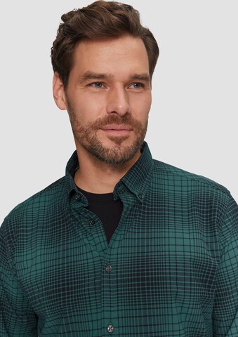 s.Oliver Regular fit Button Up Shirt in Blue