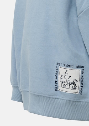 s.Oliver Sweatshirt in Blauw: zijkant