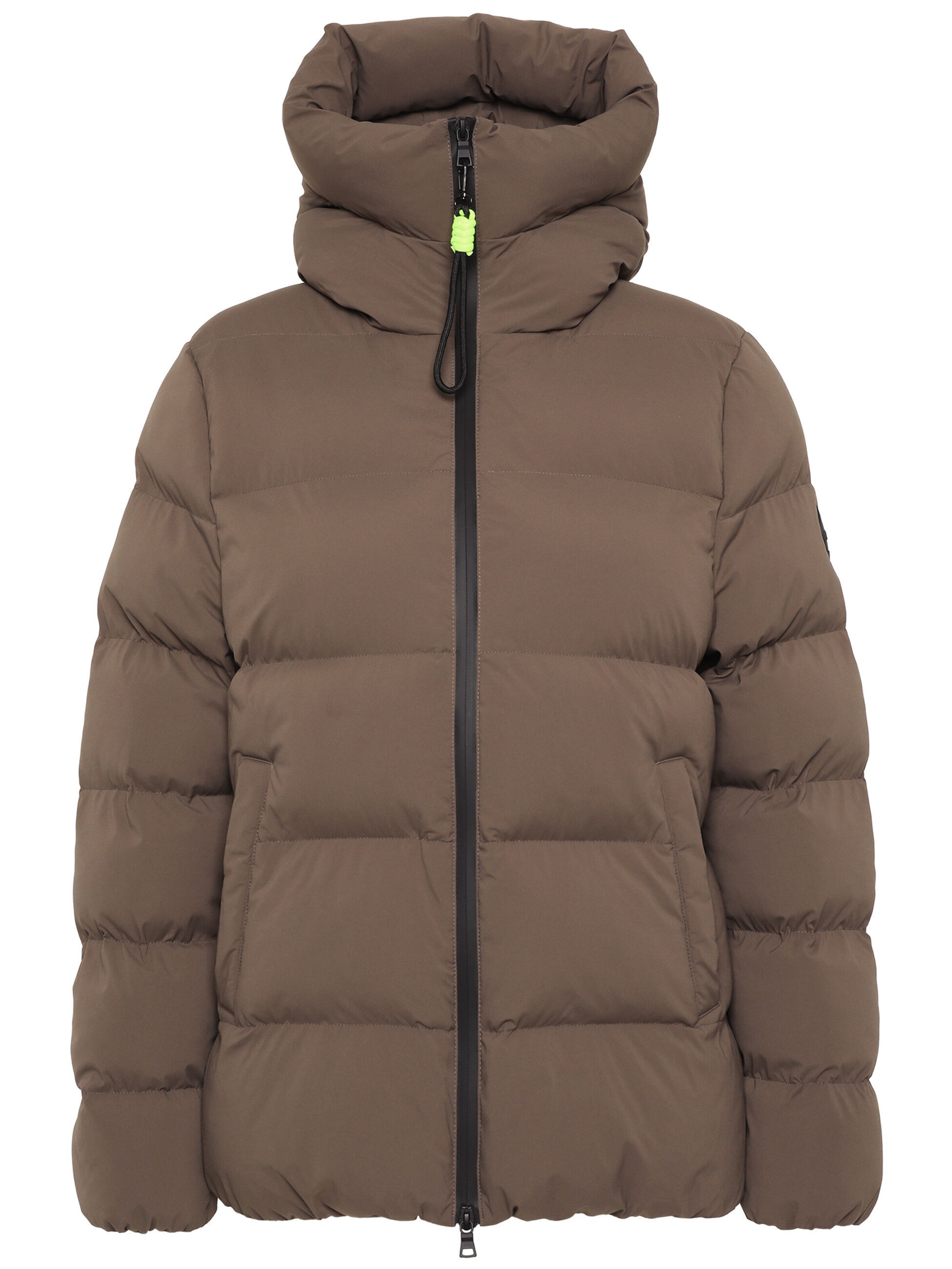 No. 1 Como Winter Jacket 'Linda' in Grey: front