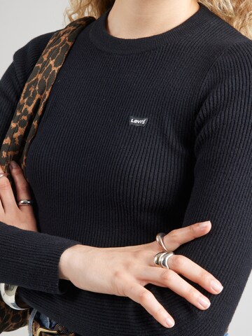 LEVI'S ® Pulóver 'Crewneck Rib Sweater' - szürke