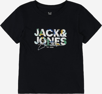 JACK & JONES MINI Majica 'JJGEPLAS' | modra barva: sprednja stran