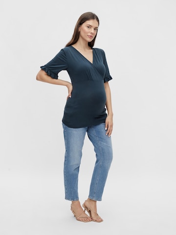 MAMALICIOUS Majica 'Dicte' | modra barva
