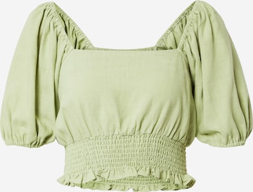 Nasty Gal Μπλουζάκι σε πράσινο: μπροστά