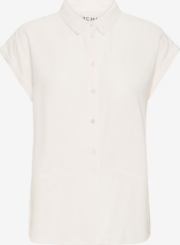 Camicia da donna 'IHLinno' di ICHI in bianco: frontale