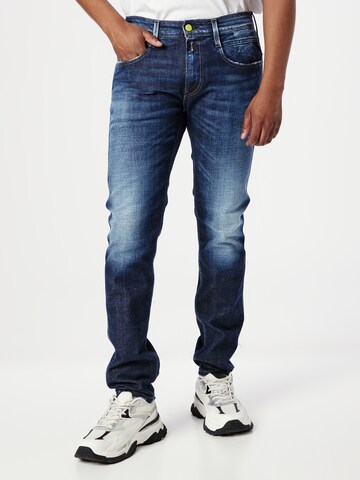 REPLAY Regular Jeans i blå: framsida