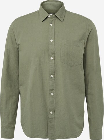 Coupe regular Chemise 'JACK' minimum en vert : devant