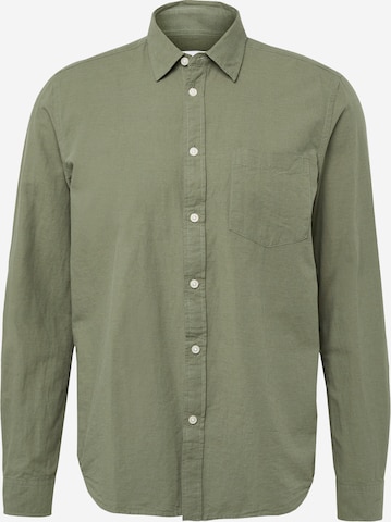 minimum Overhemd 'JACK' in Groen: voorkant