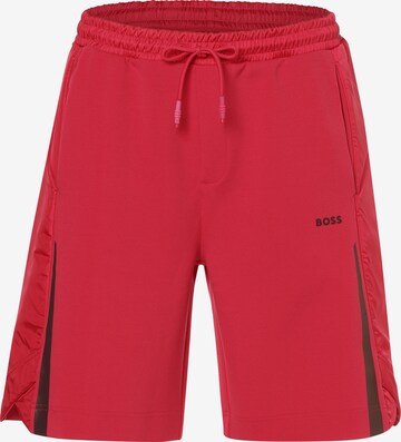 BOSS Green Loose fit Pants 'Headlon ' in Pink: front