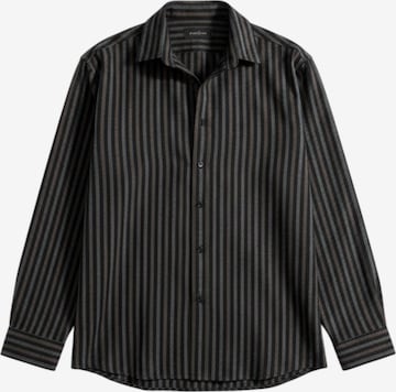Kleidermafia Paita 'Thick Checked Winter Shirt - Brown' värissä ruskea: etupuoli