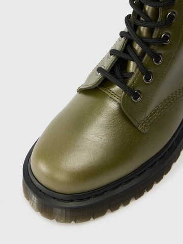 Dr. Martens Šnurovacie členkové čižmy '1460 Pascal' - Zelená