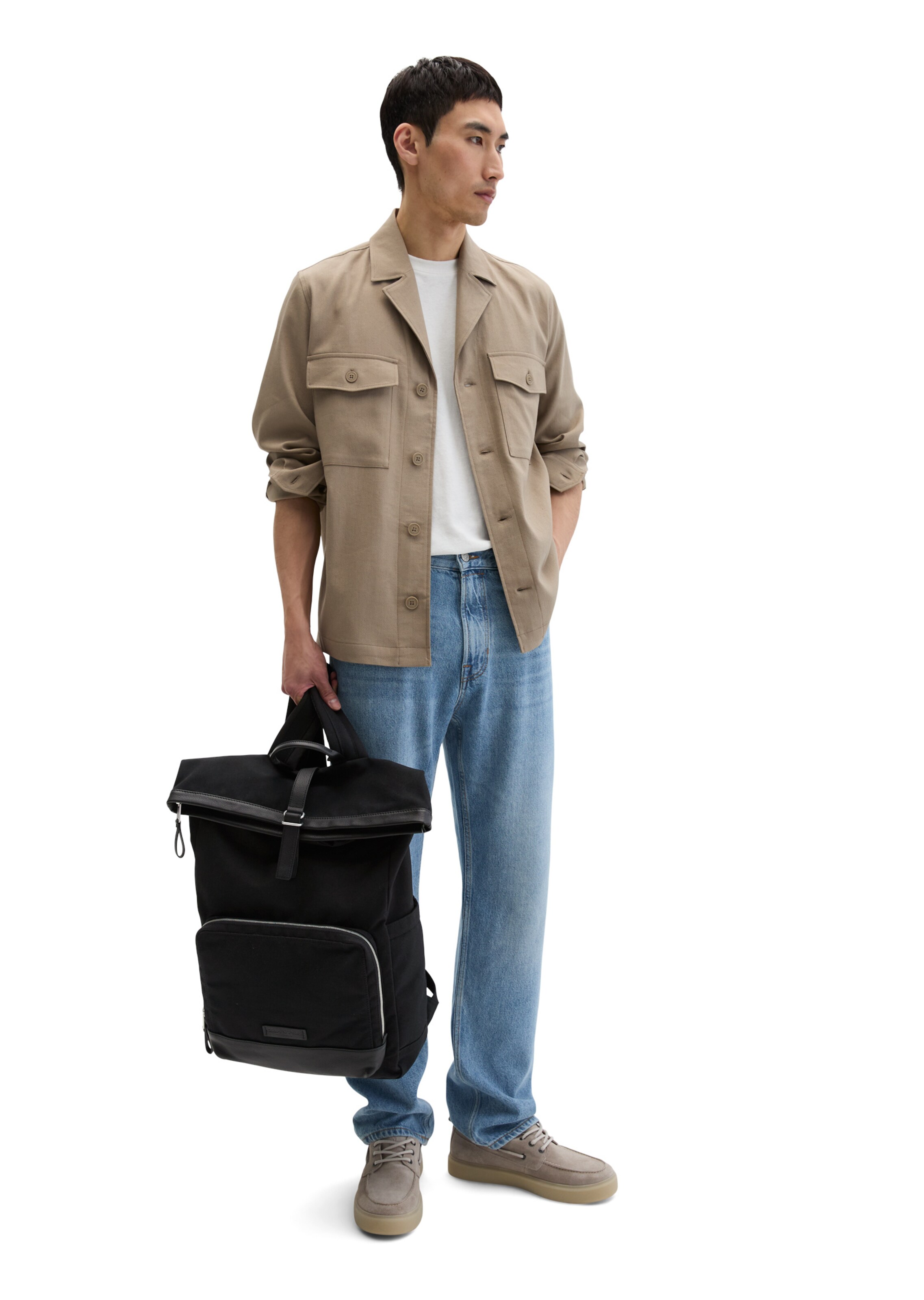 Marc O'Polo Rugzak in Zwart: voorkant