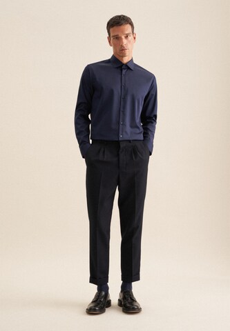 SEIDENSTICKER Regular fit Business shirt in Blue