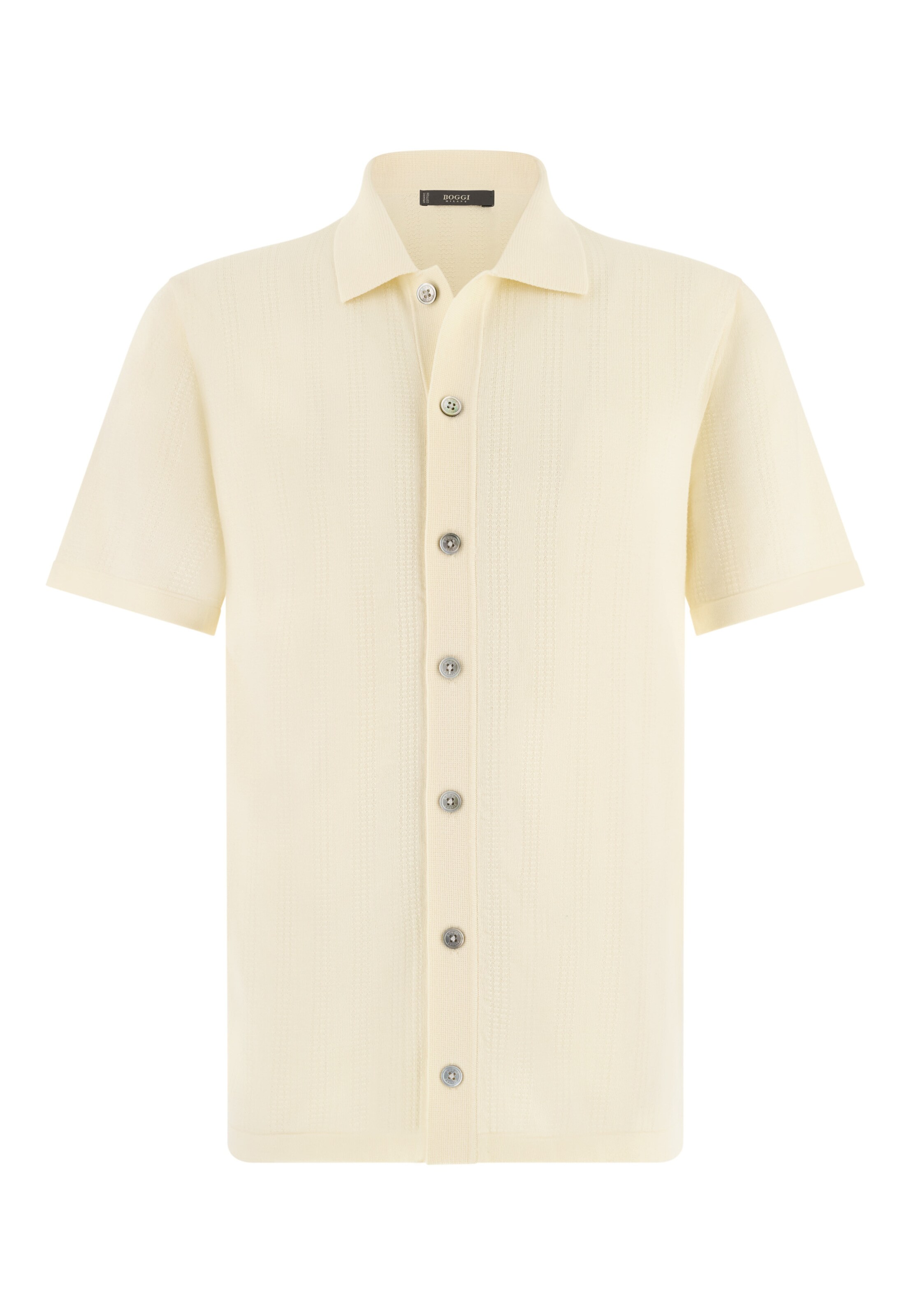 Boggi Milano Hemd in Beige: Vorderseite