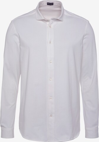 BRUNO BANANI Slim fit Button Up Shirt in White: front