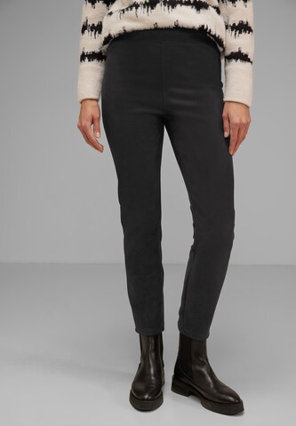 STREET ONE Regular Leggings in Schwarz