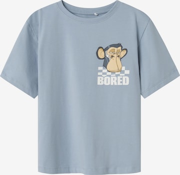NAME IT Shirts 'Bored Ape' i blå: forside
