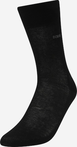 BOSS Black Socks 'George' in Black: front