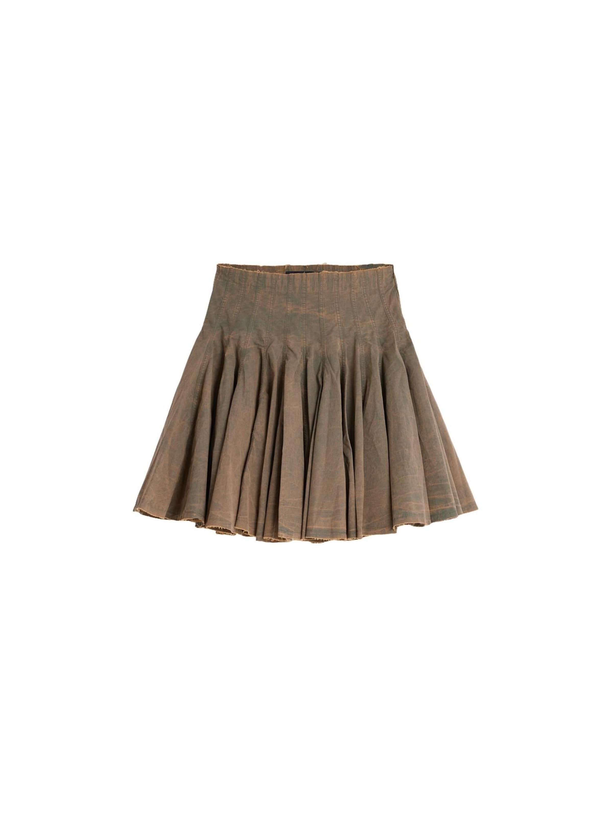 Desigual - Falda en marrón: frente