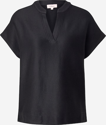 T-shirt s.Oliver en noir : devant