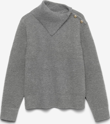 VERO MODA Свитер 'VMHAZEL' в Серый: спереди