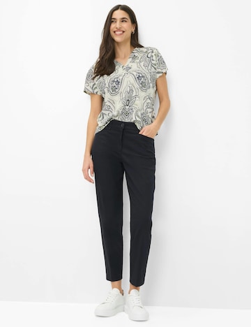 BRAX Slimfit Bandplooibroek in Blauw