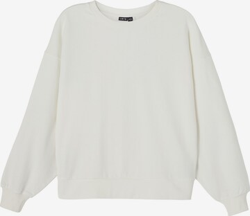 Sweat-shirt 'Cute' NAME IT en blanc : devant