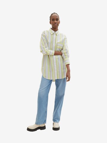 TOM TAILOR DENIM Blouse in Yellow