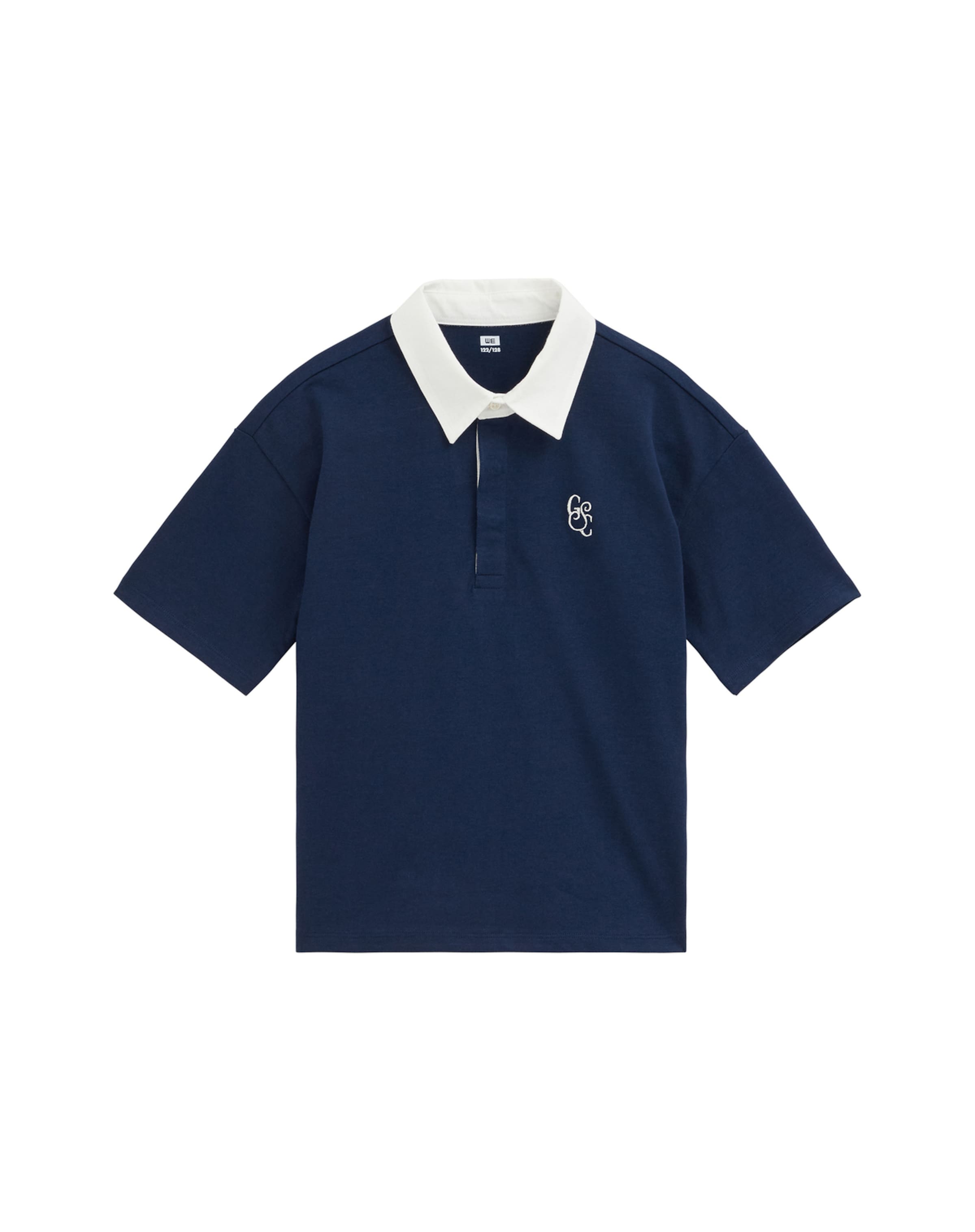 WE Fashion Shirt 'Jongens' in Blauw: voorkant