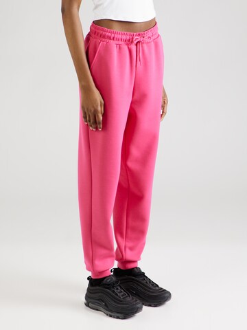 ONLY PLAY Tapered Workout Pants in Pink: front