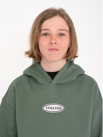Volcom Sweatshirt 'WORKARD PO' in Green