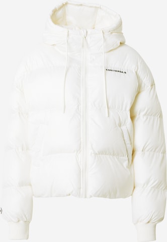 CONVERSE Зимняя куртка в Белый: спереди