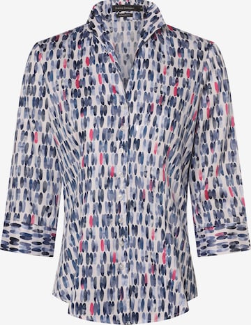 Franco Callegari Blouse in Blauw: voorkant