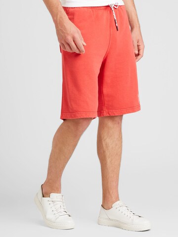 Tommy Jeans Regular Shorts in Rot: Vorderseite
