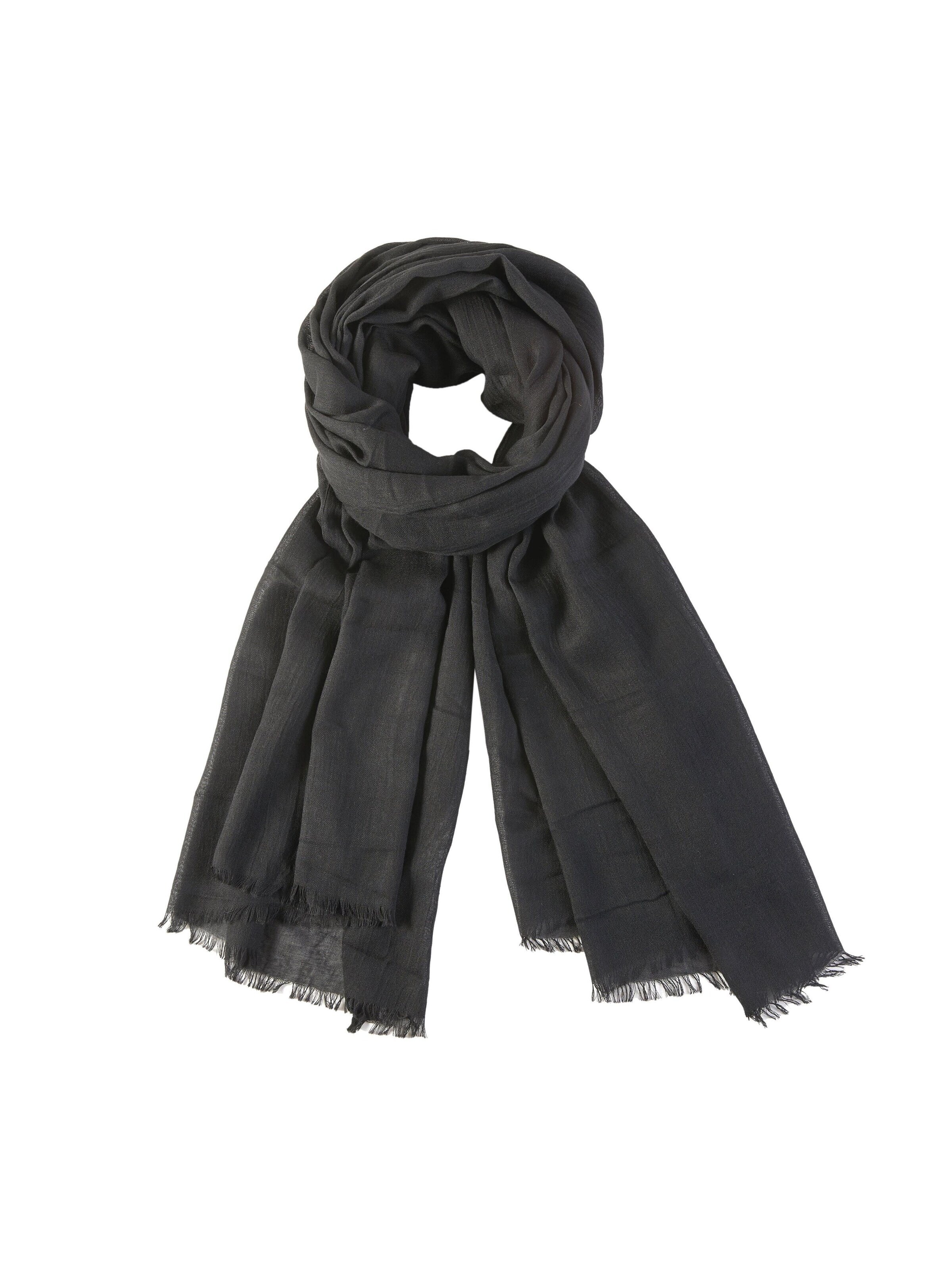 alberto cabale Scarf 'Everydays' in Black: front