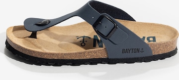 Bayton T-bar sandals 'MERCURE' in Blue: front