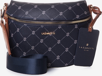 Lazarotti Crossbody Bag 'Palermo' in Blue: front