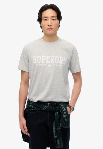 Superdry T-Shirt 'Core Sports' in Grau: Vorderseite