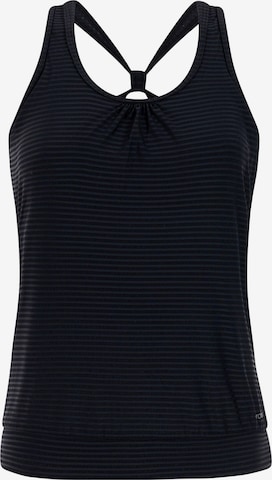 PROTEST Tankini top 'MIXBest' in Black: front